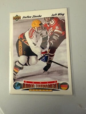 1991-92 Upper Deck - World Junior Tournament Steffen Ziesche #679 (RC) - Image 1 of 2