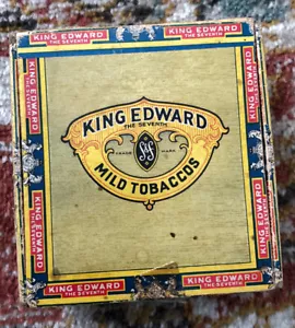 Vintage KING EDWARD ZIGARILLO ZIGARRENBOX ca. 4"",5""x4,5""x2"" Florida110 - Bild 1 von 6