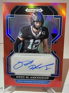 2022 2023 Prizm Draft Picks Reed Blankenship Red Auto /199 - Picture 1 of 3