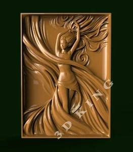 3D STL Model THE GIRL 1 for CNC Router 3D PRINTER Aspire Artcam Engraver - Picture 1 of 1