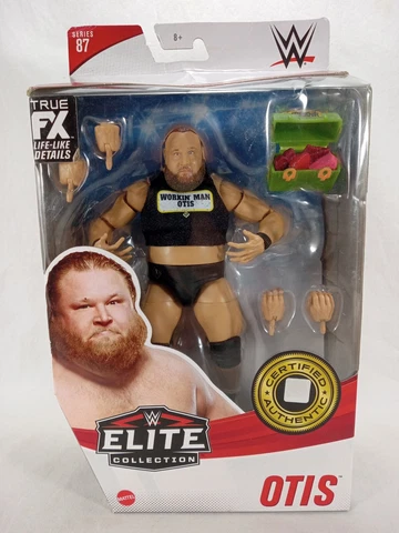 WWE Elite Series 87 OTIS Wrestling Action Figure w/ Lunchbox Mattel 2021 NEW Cover