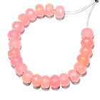 Pink Rose Quartz Faceted Beads Briolette Natural Loose Gemstone Making Jewelry