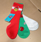 Disney WINNIE THE POOH CHRISTMAS 3 PACK LOW CUT Socks WOMENS NEW