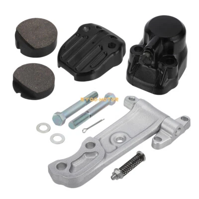 Front Brake Caliper &Holder Kit Assembly w/Pads for Honda CB360/400F/450/500/550 - Image 1 of 4