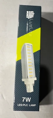 7W LED PL Lampe SPS 240c 4500k kaltweiß Glühbirne 4 Pin G24D 50k HR Luxlite - Bild 1 von 4