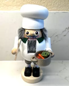 Nutcracker Chef Height Approx. 8" Christmas Kitchen Richard Glasser - Picture 1 of 6