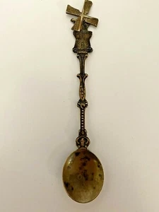 Collectible Souvenir Spoon - Dutch Windmill - Made in Holland - Picture 1 of 4