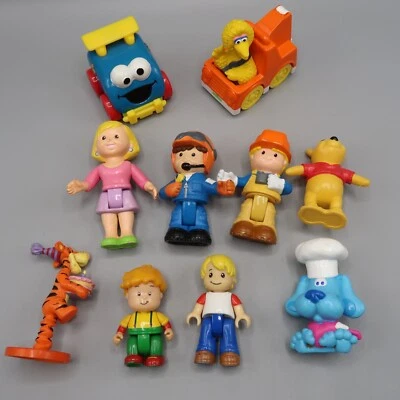 Лот товаров Fisher Price Little People Позируемые Сгибаемые Фигурки Blues Clue Tiger Cookie - Изображение 1 из 4