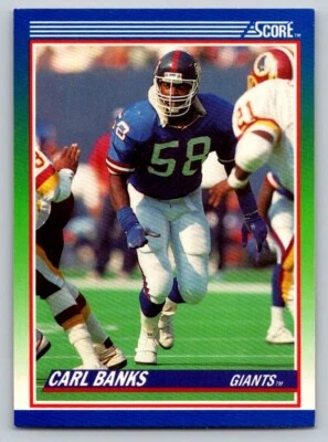 1990 Score - #91 Carl Banks - Image 1 of 2