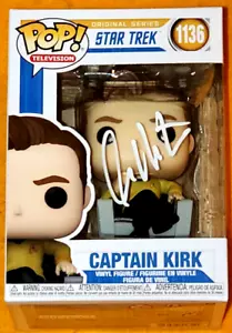 WILLIAM SHATNER FIRMADO STAR TREK CAPITÁN KIRK FUNKO POP #1136 - J.S.A. Cert. - Imagen 1 de 8