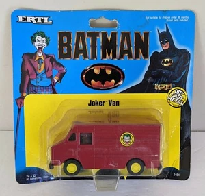 Vintage 1989 ERTL Die Cast Metal Batman Joker Van NIP #2494 1:64 - Picture 1 of 4