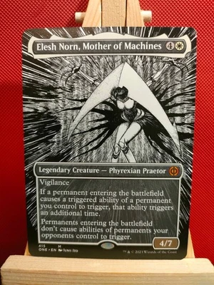 Elesh Norn, Mother of Machines  (Borderless) - Phyrexia - NM (see pics) MTG - Image 1 of 2