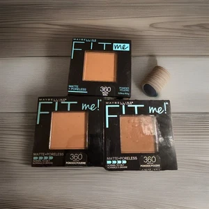Maybelline Fit Me Matte + Poreless Powder 360 Mocha Trio Pack For $26 - Picture 1 of 2