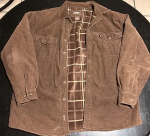 Vellón marrón con botones Levi’s para hombre talla grande  - Imagen 1 de 8