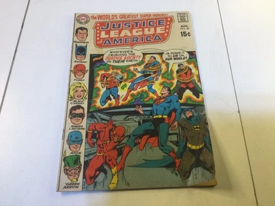 JUSTICE LEAGUE OF AMERICA #82 DC COMICS BRONZE AGE 1970 - Image 1 of 4