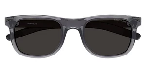 Montblanc MB0260S Men Sunglasses Gray/Black / Smoke 53mm New & Authentic - Picture 1 of 6