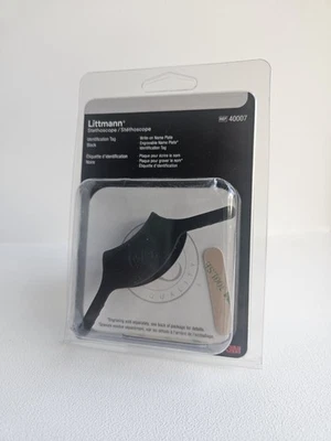 Littmann Stethoscope Identification Tag - Black (40007) - Image 1 of 4