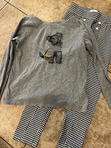 Girls Crown & Ivy Size Small Houndstooth Outfit - Picture 1 of 4