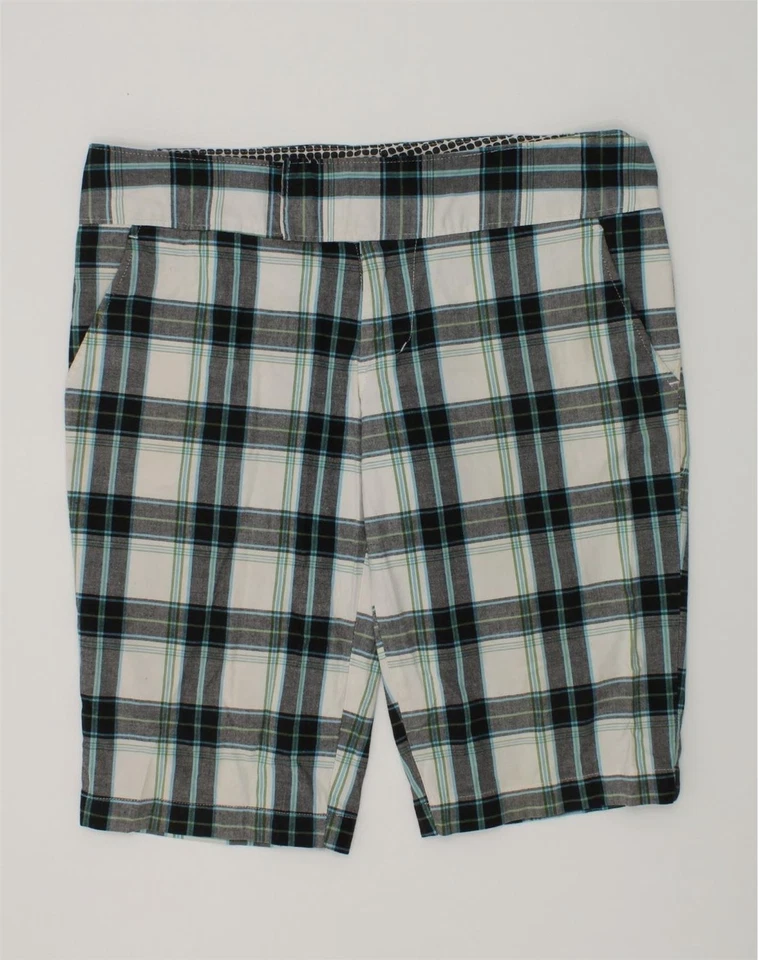 ROXY Boys Chino Shorts 15-16 Years W32 Grey Check Cotton OF08 - Image 1 of 3