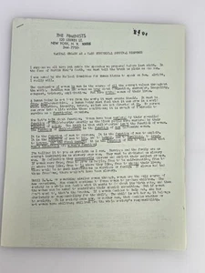 Ti-Grace Atkinson Vaginal Orgasm As Mass Hysterical Survival Response 1968 1st - Picture 1 of 6