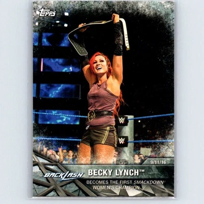 2017 Topps WWE Women's Division Becky Lynch #WWE-5 WWE Matches and Moments - Image 1 of 2
