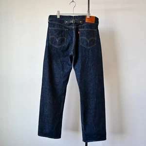 Hecho en Japón reedición, 1999 Levi's 702-XX jeans con hebilla trasera, 36 x 36, vintage - Imagen 1 de 24