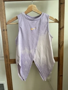 Nike Women's Split-Front Design Running Venting Tank Top RETIRED Rare M - Picture 1 of 3