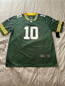 Jordan Love Green Bay Packers #10 Green Jersey Men’s Large Stitched. NWT - Picture 1 of 2