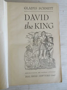 DAVID THE KING BY GLADYS SCHMITT 1946 - Picture 1 of 11
