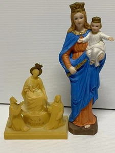 Religious Statues Our Lady Perpetual Help Ceramic Ave Maria Plastic Iconography - Picture 1 of 17