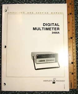 HP Digital Multimeter 3466A Betriebs- & Serviceanleitung ~ Original - Bild 1 von 5