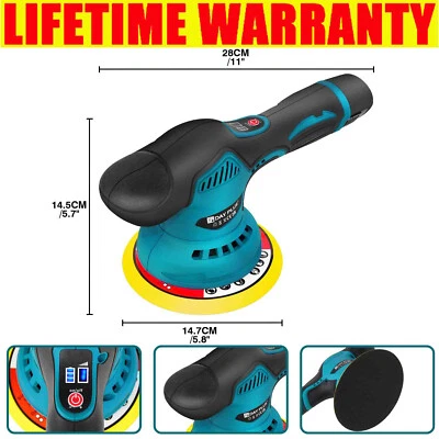 2800W Electric Car Polisher Sander Buffer Polishing Machine Kit Variable Speed - Image 1 of 4