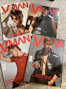 Rare V MAN VMAN Magazine Austin Butler Cover Fall/Winter 2022 Complete Set - Picture 1 of 10