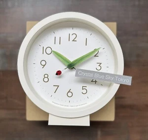 Lemnos Wall & Stand Ladybug Clock Made in Japan SUR20-06 TENTO - Picture 1 of 13