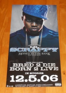 Lil Scrappy Bred 2 Die Born 2 Live Poster Promo 2006 Original 17x9 Rap - Picture 1 of 1