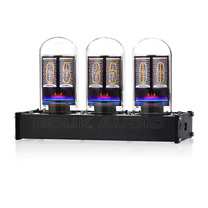 Modern IPS Digital Clock Music Spectrum Display Time/Date Ref Nixie Tube Clock - Picture 1 of 10