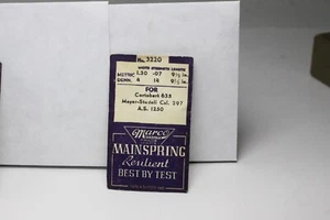 Marco  MAINSPRING #3220   FOR CORTEBERT 635  AS 1250  8S - Picture 1 of 1