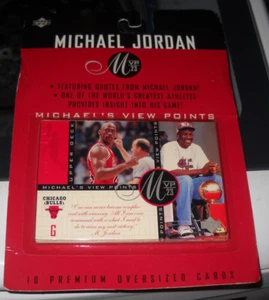 1997 Upper Deck Michael Jordan View Points Set 10 Jumbo Cards Sealed - Picture 1 of 3