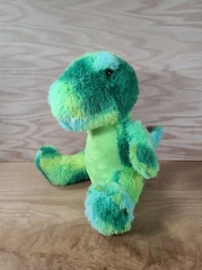 Homerbest Green Dino 10.5" Plush with Blue Spots And Brown Eyes - Picture 1 of 12