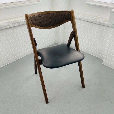 Vintage Mid Century Modern Coronet Nordquist Wonderfold Folding Chair Cover