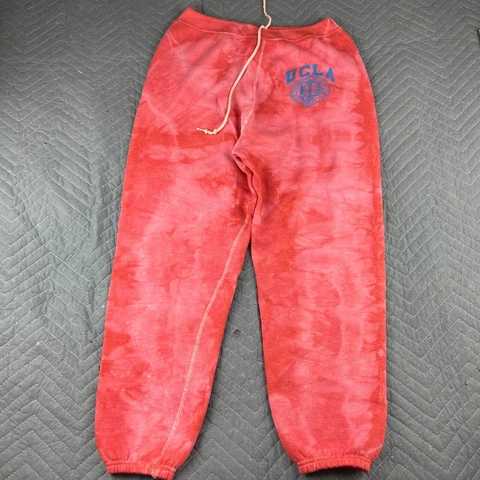 VINTAGE UCLA Bruins Pants Women Pink Tie Dye California Football Sweatpants Cover