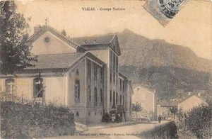CPA 48 VIALAS GROUPE SCOLAIRE (cpa pas courante - Photo 1/1
