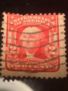 Briefmarke Stamp USA Washington 2 Cent vintage stamp