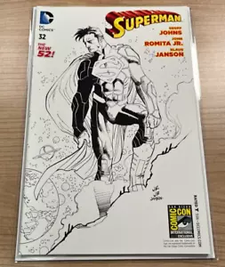 Superman 32 San Diego Comic Con schizzo variante Romita Jr SDCC 2014 DC Comics - Foto 1 di 2