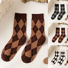 Women Socks Simple Plaid In Autumn And Winter Oversized Christmas Stockings