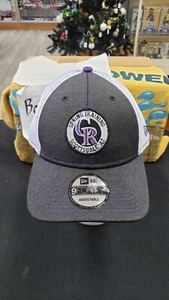 NWT COLORADO ROCKIES ADJUSTABLE STRAP CAP HAT 940 9FORTY NEW ERA CATCUS LEAGUE - Picture 1 of 5
