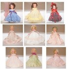 Lot (9) 1940s Nancy Ann Storybook Dolls Bisque