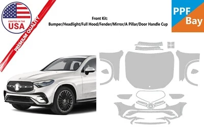 Película de proteção de pintura pré-cortada PPF para Mercedes-Benz GLC Coupe AMG Line 2024-2025 - Imagem 1 de 4