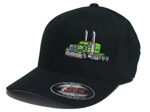 Camión diésel Big Rig Tractor sombrero gorra montado flexfit billete curvo camionero - Imagen 1 de 13