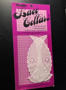 Vintage Wrights Lace Collar Brand New - Picture 1 of 7